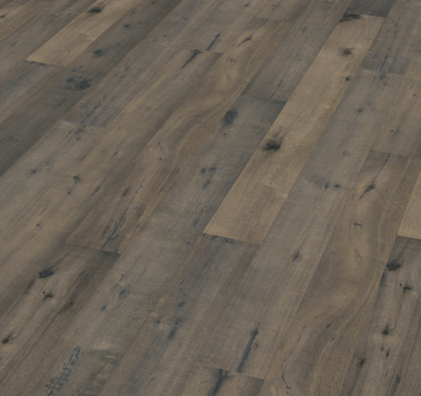 Landhausdiele Eiche Parkett Moers Vintage Bluegrey antike Holzoberfläche mit spezieller Sägestruktur